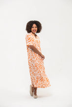 Load image into Gallery viewer, Signature Santorini Dress - Coral/White