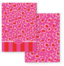 Load image into Gallery viewer, Macaroon A5 Soft Covered Journal Set of 2 - Lumo Leopard Ruby
