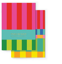 Load image into Gallery viewer, Macaroon A5 Soft Covered Journal Set of 2 - Circus Stripe