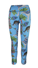 Load image into Gallery viewer, Rush F/L Tights - Lunch with Leopards Blue