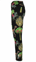 Load image into Gallery viewer, Rush F/L Tights - Zambezi Gold Black