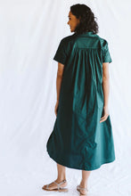 Load image into Gallery viewer, Trinity Gabbi Shirt Dress - Green