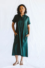 Load image into Gallery viewer, Trinity Gabbi Shirt Dress - Green
