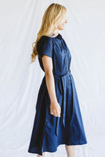 Load image into Gallery viewer, Trinity Gabbi Shirt Dress - Navy