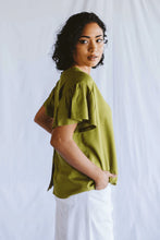 Load image into Gallery viewer, Trinity Ophelia Top - Chartreuse
