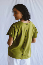 Load image into Gallery viewer, Trinity Ophelia Top - Chartreuse