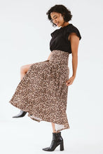 Load image into Gallery viewer, Trinity Donna Wrap Skirt - Leopard