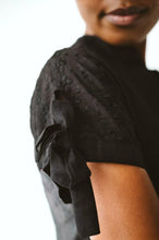 Load image into Gallery viewer, Trinity Shea Black Anglaise Dress