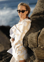 Load image into Gallery viewer, Saltii Beach Towel - Animal Roses Neutral