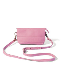 Load image into Gallery viewer, Alfi Micro Pebble Leather Crossbody Bag - Sunset Pink