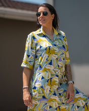 Load image into Gallery viewer, Jo Champ Flared Shirt Dress - Purple