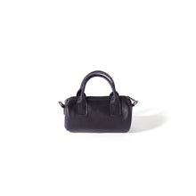 Load image into Gallery viewer, Indo Leather Mini Barrel Crossbody Bag - Black