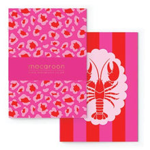 Load image into Gallery viewer, Macaroon A5 Notebook Set of 2 - Sun-soaked Lobster
