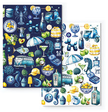 Load image into Gallery viewer, Macaroon A5 Soft Covered Journal Set of 2  -Summer Shuffle
