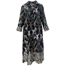 Load image into Gallery viewer, Rush Luxe Shirt Dress - Serengeti Safari