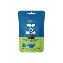 Load image into Gallery viewer, Pimp My Braai seasoning packet on a white background