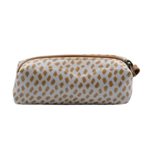 Load image into Gallery viewer, Small IY pouch with light brown dot pattern on a white background