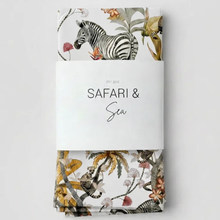 Load image into Gallery viewer, Safari & Sea 2 pk Napkins - Mziki Mischief White