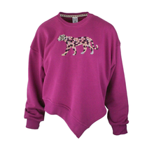 Load image into Gallery viewer, Rush Sway Sweatshirt - Berry Gold Leopard