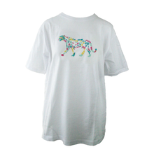 Load image into Gallery viewer, Rush Unisex T-Shirts - White Multi Leopard