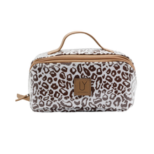 Load image into Gallery viewer, IY Large Cosmetic Bag - African Footprint Brown