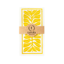 Load image into Gallery viewer, Tavola Slim Napkins - Leaf Mustard