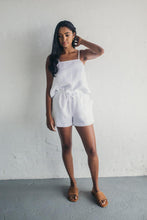 Load image into Gallery viewer, Janni & George Tie Shorts - White