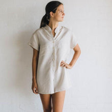 Load image into Gallery viewer, Janni & George Boxy Romper - Stone