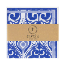 Load image into Gallery viewer, Tavola Napkins - Abstract Blue