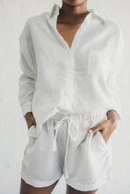 Load image into Gallery viewer, Janni & George Tie Shorts - White
