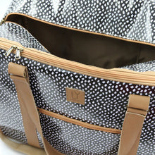 Load image into Gallery viewer, IY Overnight Bag with Leather Handles - Cracked Earth Sand