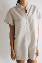 Load image into Gallery viewer, Janni & George Boxy Romper - Stone