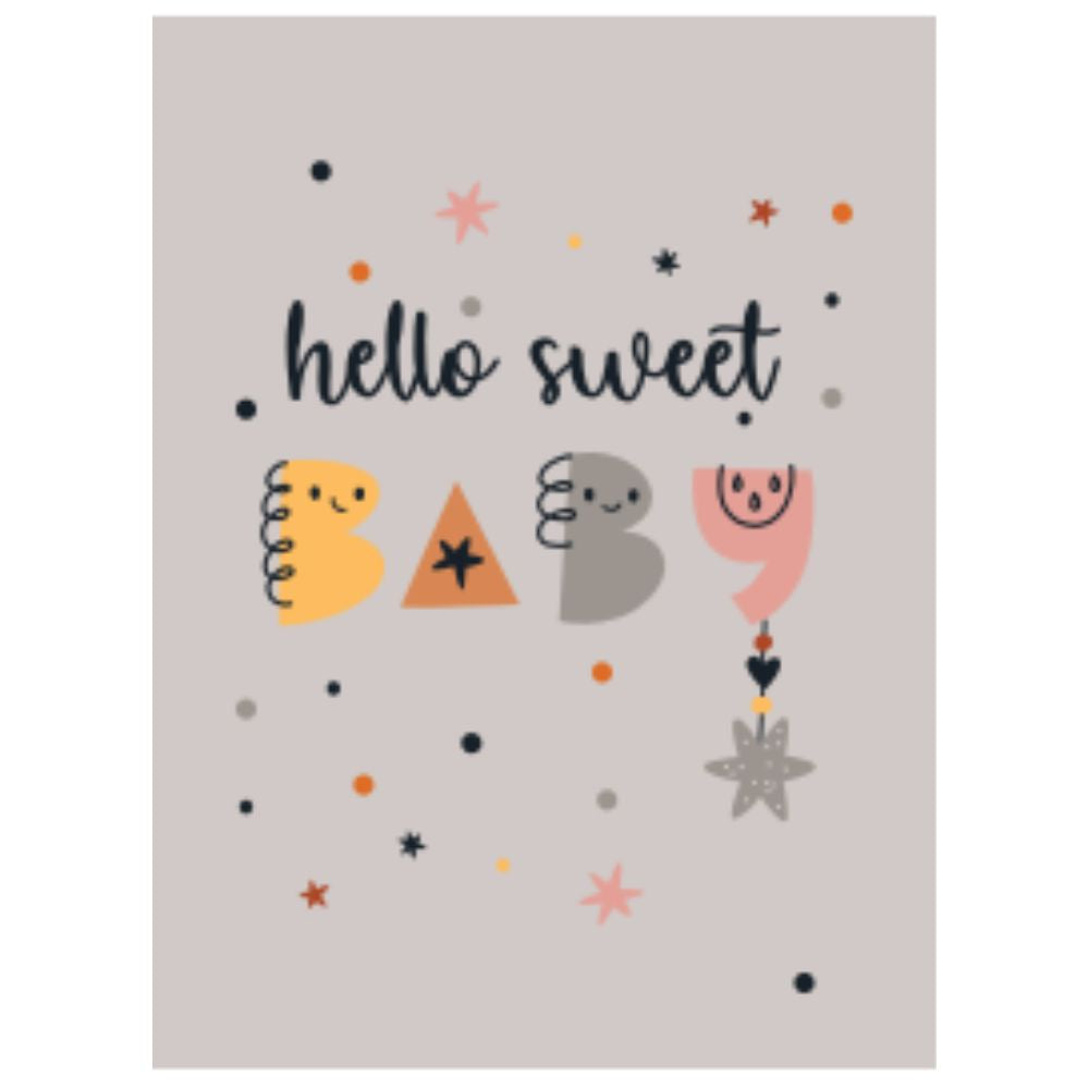 Studio Italiana Card - Hello Sweet Baby