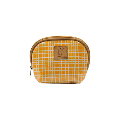 IY Make-up Pouch - Weave Yellow