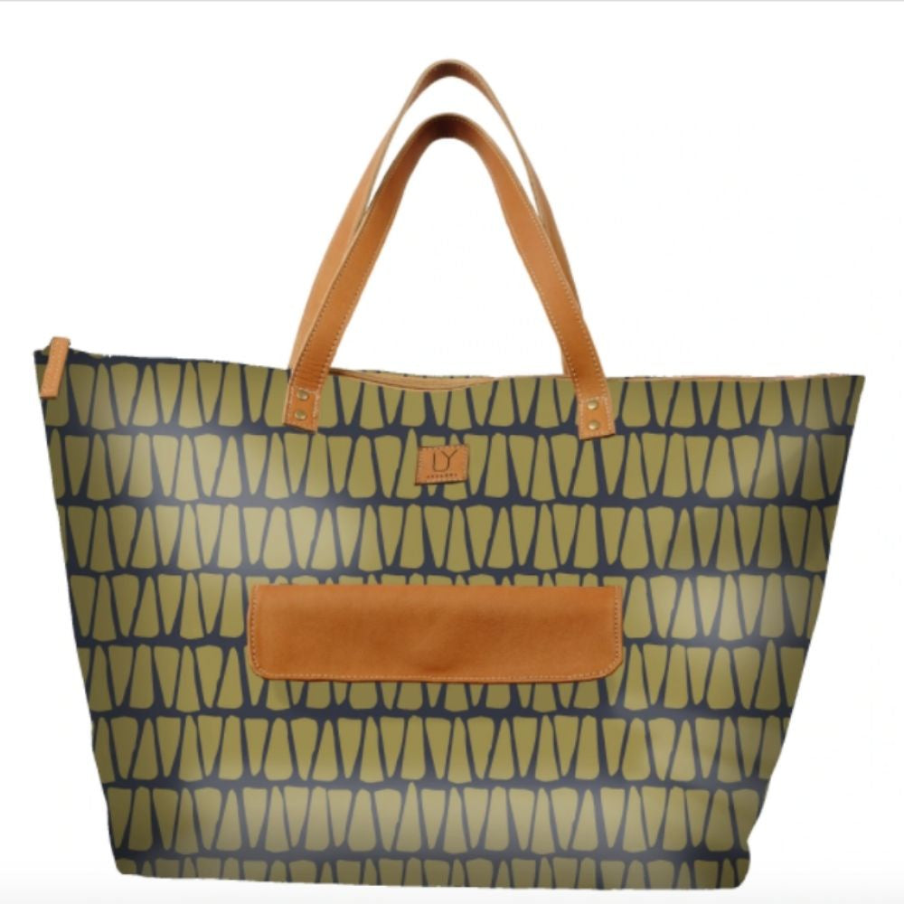IY Beach Bag Cracked Earth Khaki Unison Store