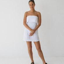 Load image into Gallery viewer, Janni &amp; George Mini Strapless Dress - White
