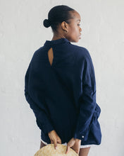 Load image into Gallery viewer, Janni & George Linen Shirt  - Navy