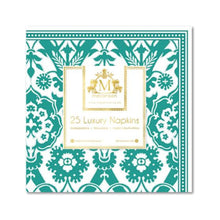 Load image into Gallery viewer, Macaroon Luxury Paper Napkins - Tropical Tile Tanzanite
