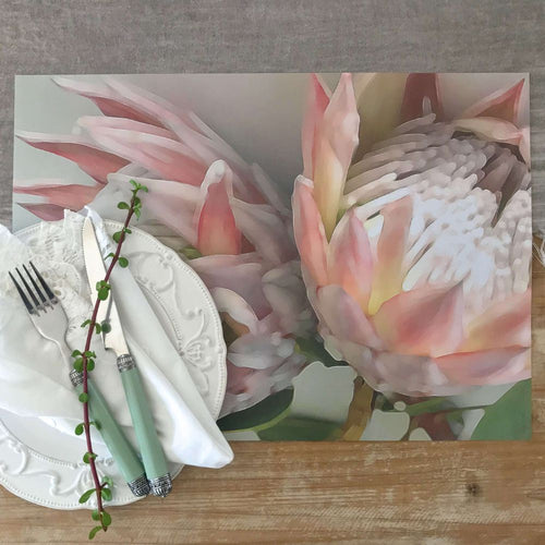 Tableart Disposable Placemats - King Protea Pink