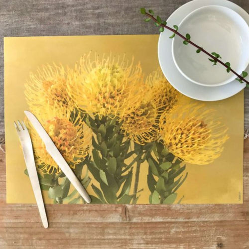 Tableart Disposable Placemats - Pincushion Yelllow