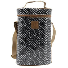 Load image into Gallery viewer, IY Wine Cooler - Spotted White on Black