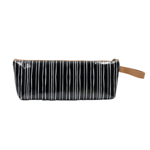 IY 1 Zip Pencil Case - Stripe Black & White