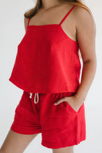 Load image into Gallery viewer, Janni &amp; George Linen Shorts - Coral
