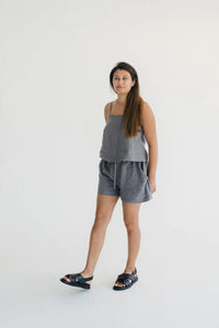 Janni & George Charcoal Shorts