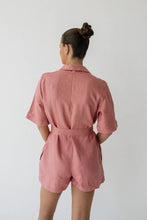 Load image into Gallery viewer, Janni &amp; George New Playsuit with Tie - Guava
