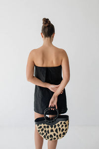 Janni & George Mini Strapless Dress - Black