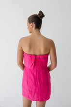 Load image into Gallery viewer, Janni &amp; George Mini Strapless Dress - Fuschia
