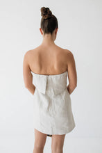 Load image into Gallery viewer, Janni &amp; George Mini Strapless Dress - Stone
