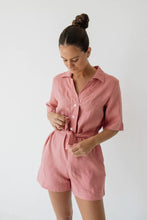 Load image into Gallery viewer, Janni &amp; George New Playsuit with Tie - Guava
