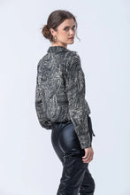 Load image into Gallery viewer, Signature Venice Collared Shirt - Black/Crème
